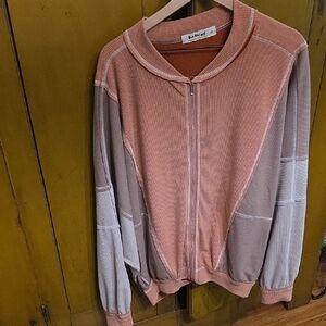 Three Birds Nest Oversize Zip Up